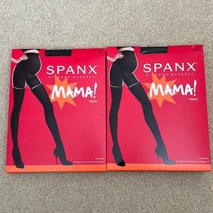 Two Pairs of Spanx Maternity Tights